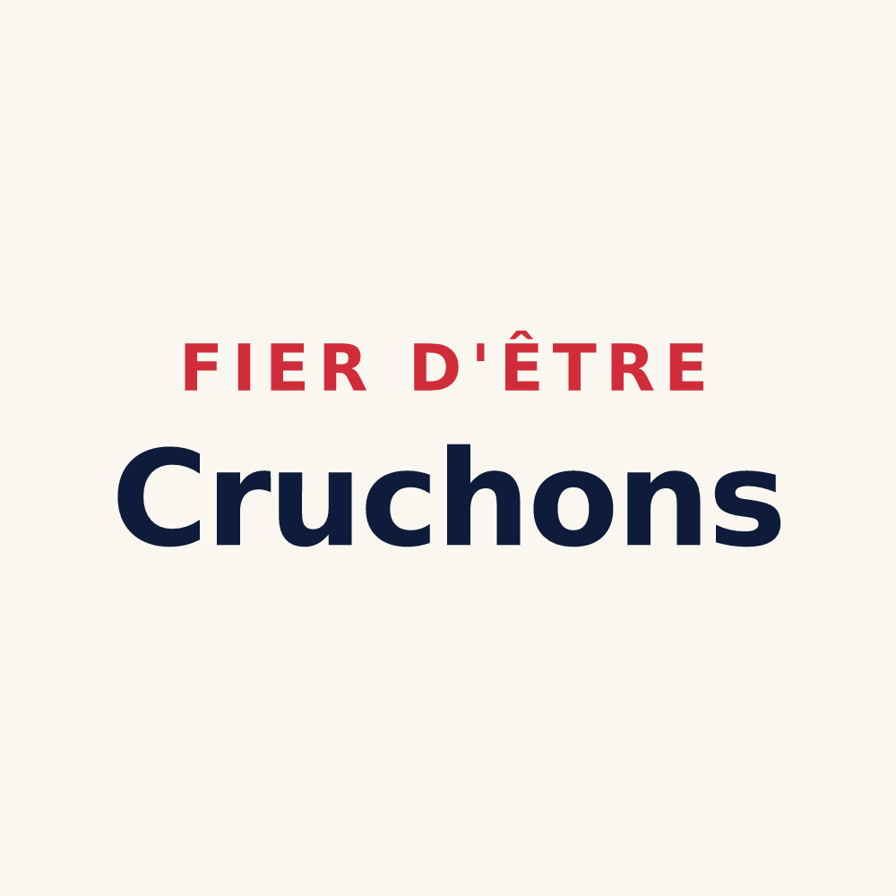 Tasse « Fier d'être Cruchons » — design pour Villadin