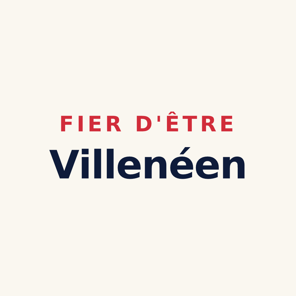Tasse « Fier d'être Villenéen » — design pour Villaines-en-Duesmois
