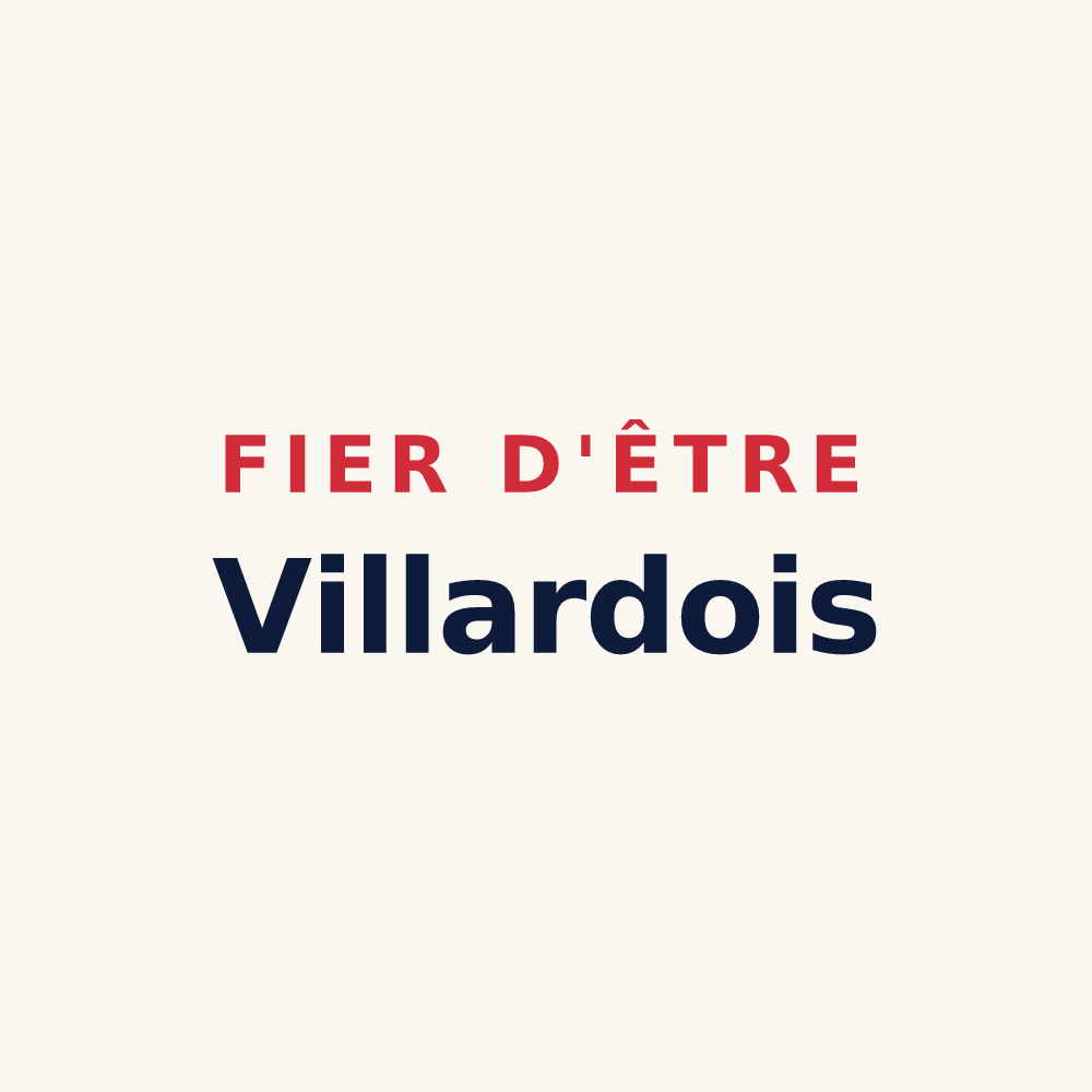 Tasse « Fier d'être Villardois » — design pour Villard
