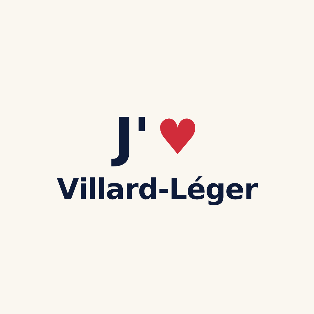 Tasse personnalisée Villard-Léger — design J'aime Villard-Léger