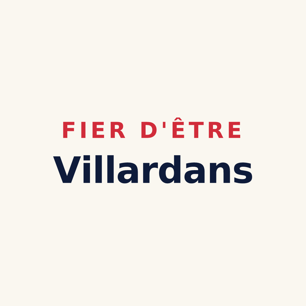 Tasse « Fier d'être Villardans » — design pour Villard