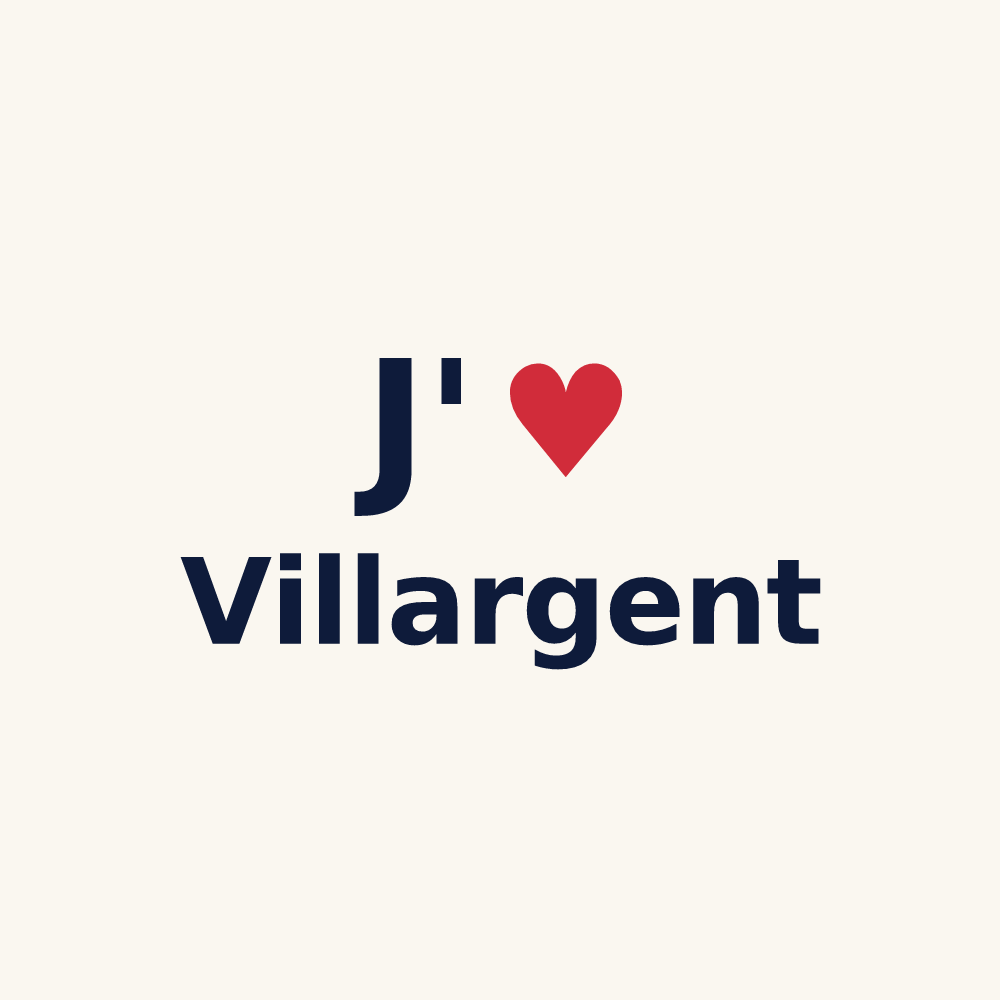 Tasse personnalisée Villargent — design J'aime Villargent