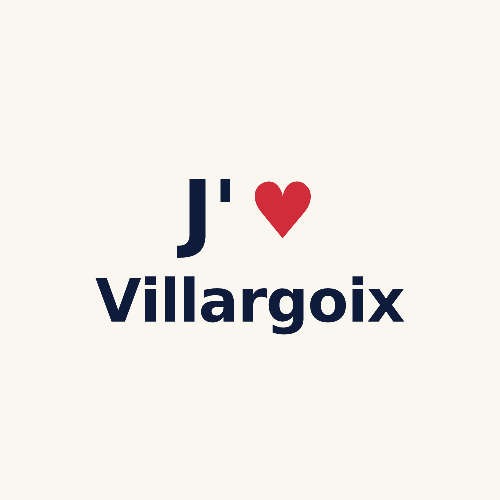 Tasse personnalisée Villargoix — design J'aime Villargoix