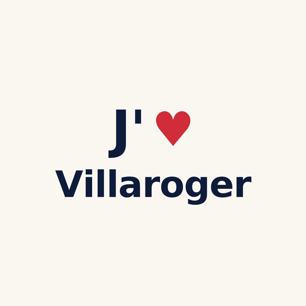 Tasse personnalisée Villaroger — design J'aime Villaroger