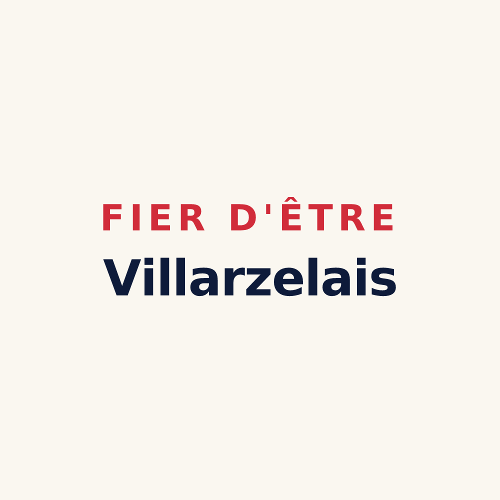 Tasse « Fier d'être Villarzelais » — design pour Villarzel-Cabardès