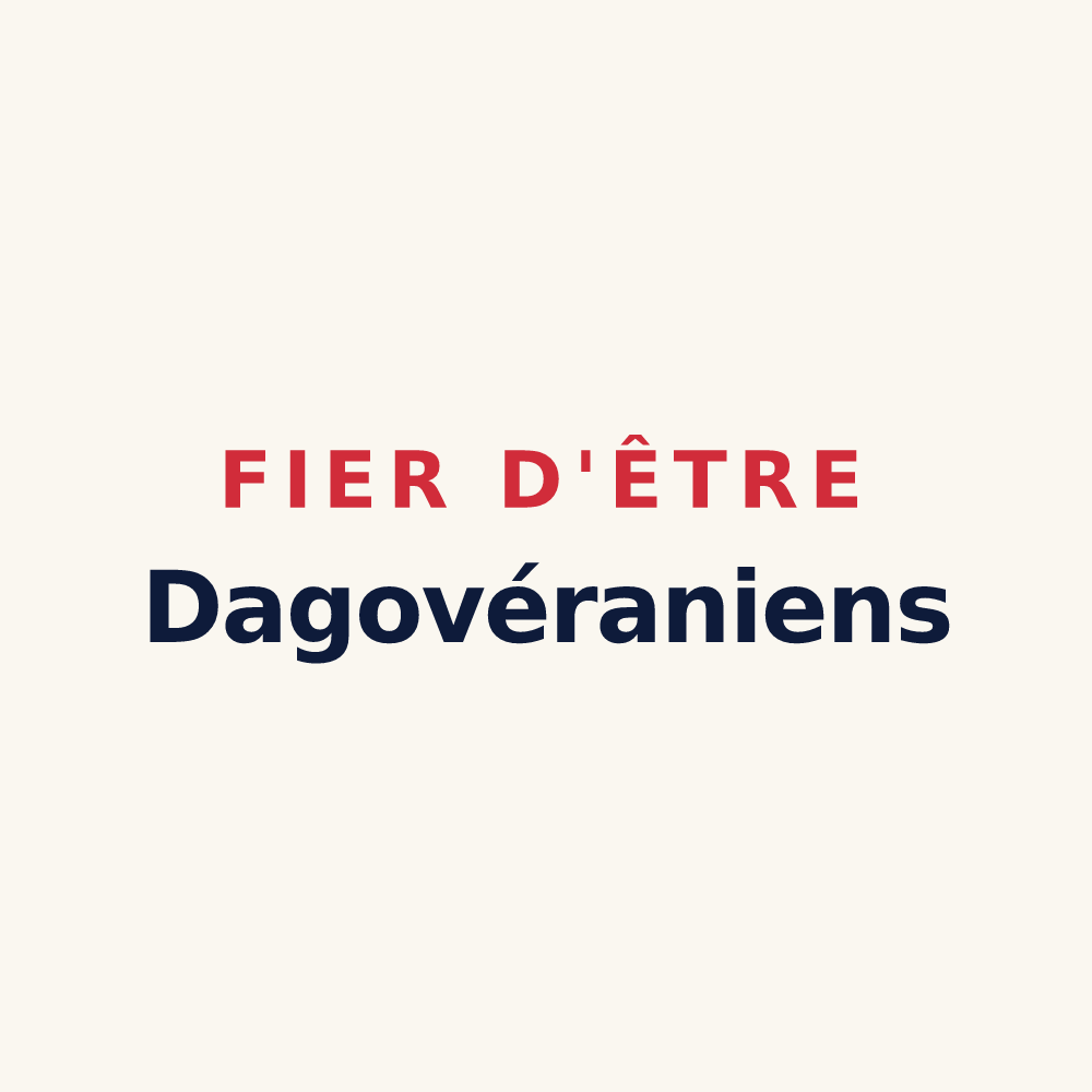 Tasse « Fier d'être Dagovéraniens » — design pour Ville-d'Avray