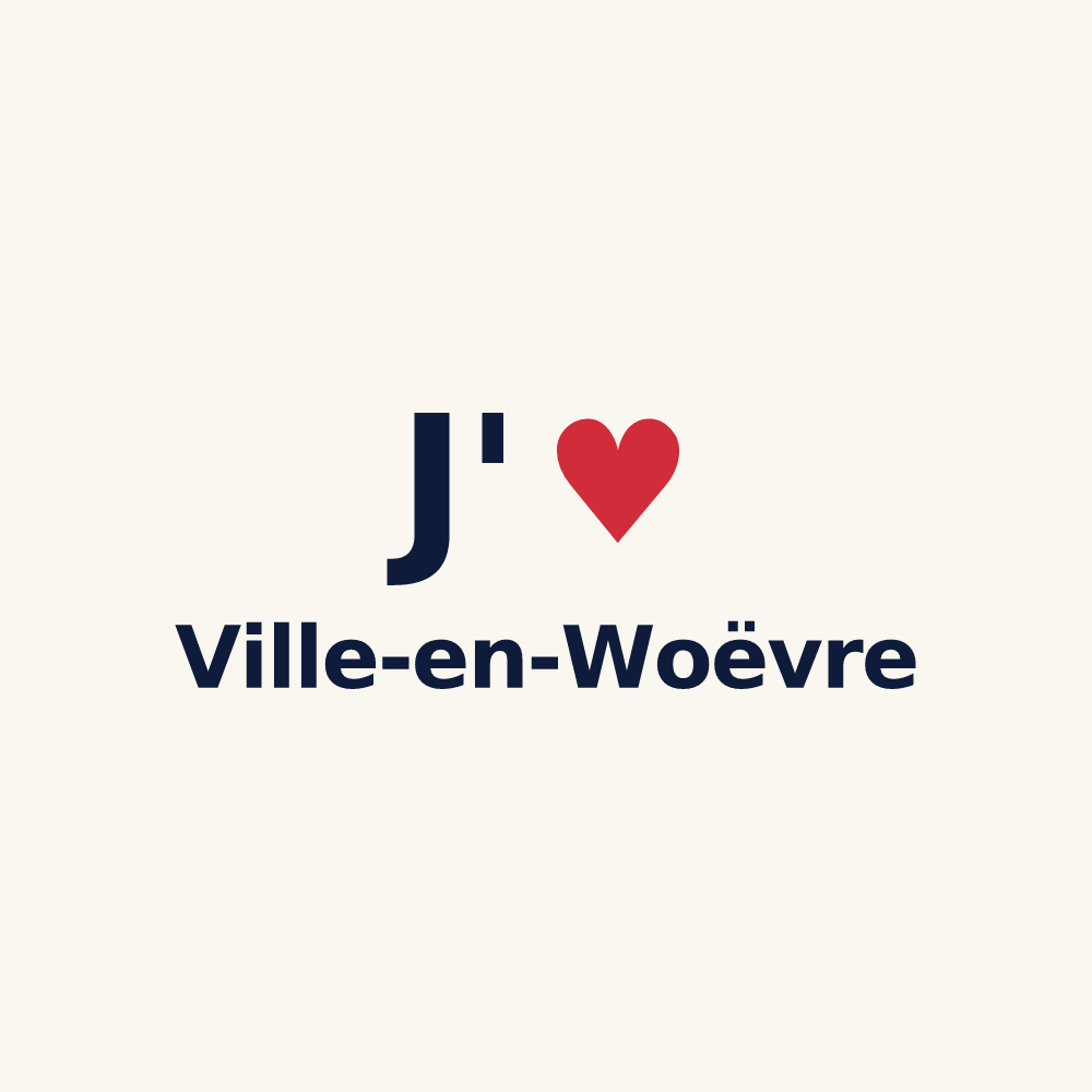 Tasse personnalisée Ville-en-Woëvre — design J'aime Ville-en-Woëvre