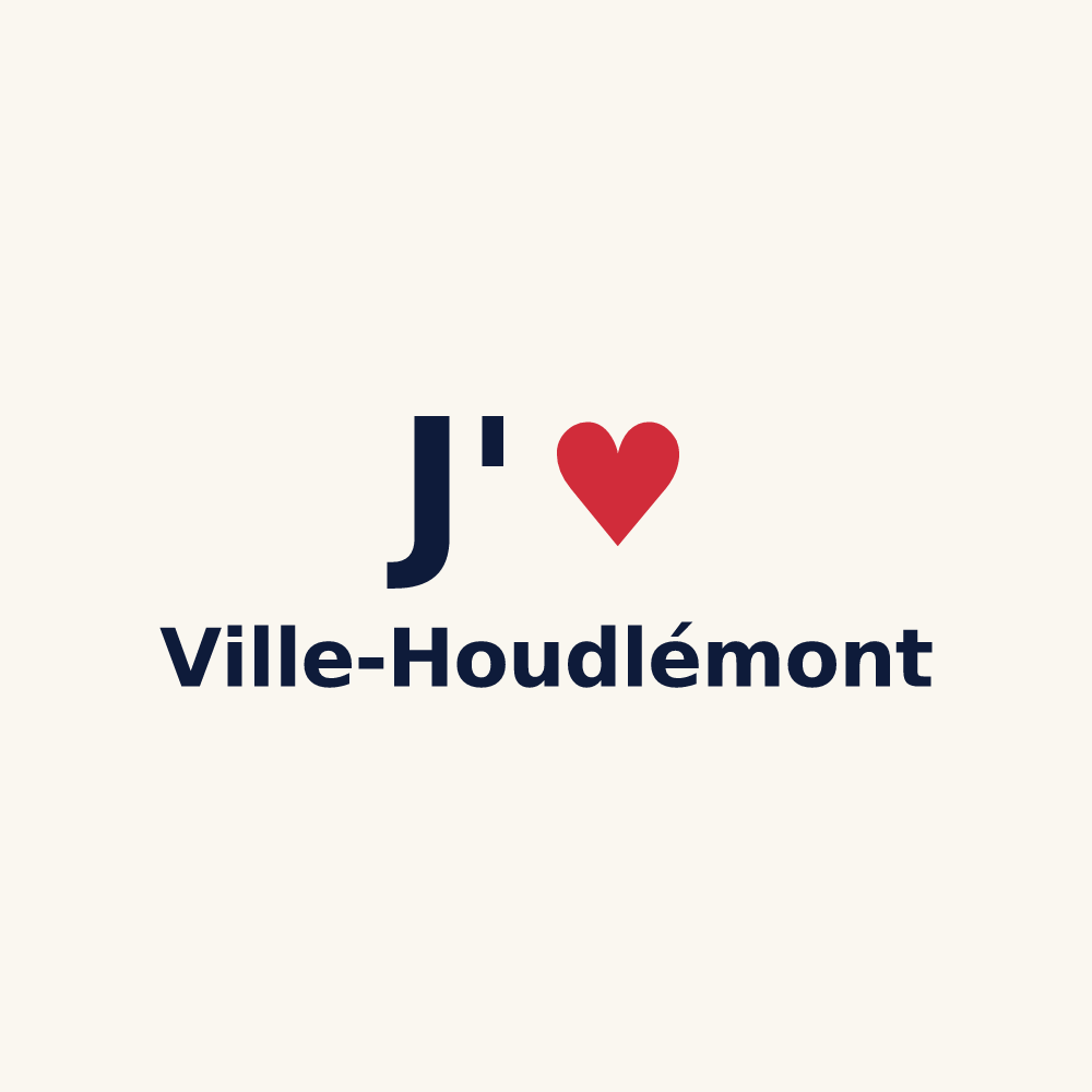Tasse personnalisée Ville-Houdlémont — design J'aime Ville-Houdlémont