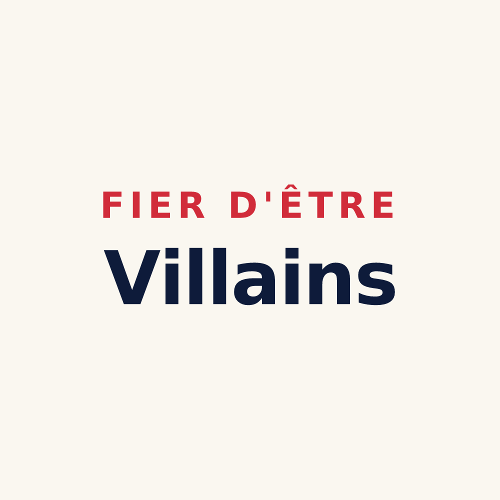 Tasse « Fier d'être Villains » — design pour Ville-sur-Ancre