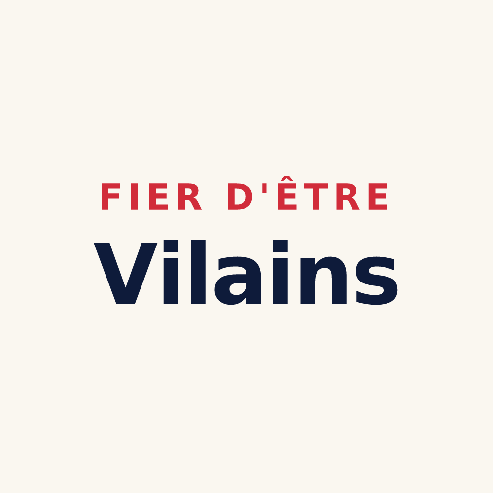 Tasse « Fier d'être Vilains » — design pour Ville-sur-Illon
