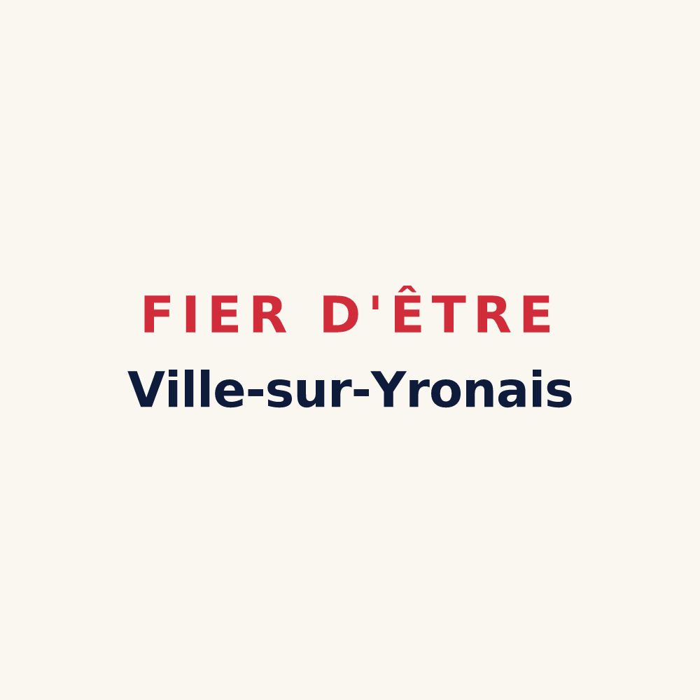 Tasse « Fier d'être Ville-sur-Yronais » — design pour Ville-sur-Yron