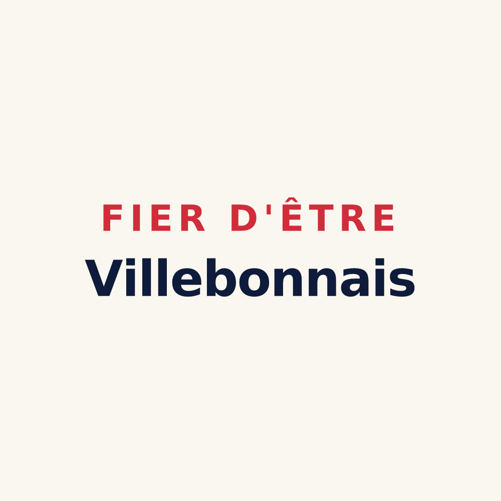 Tasse « Fier d'être Villebonnais » — design pour Villebon