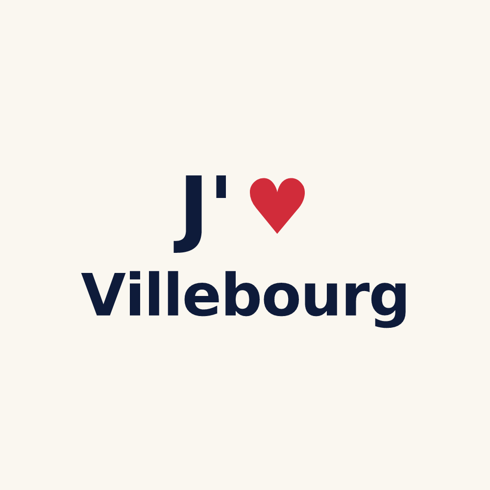 Tasse personnalisée Villebourg — design J'aime Villebourg