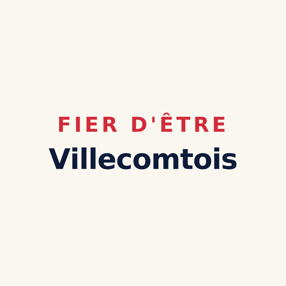 Tasse « Fier d'être Villecomtois » — design pour Villecomtal-sur-Arros
