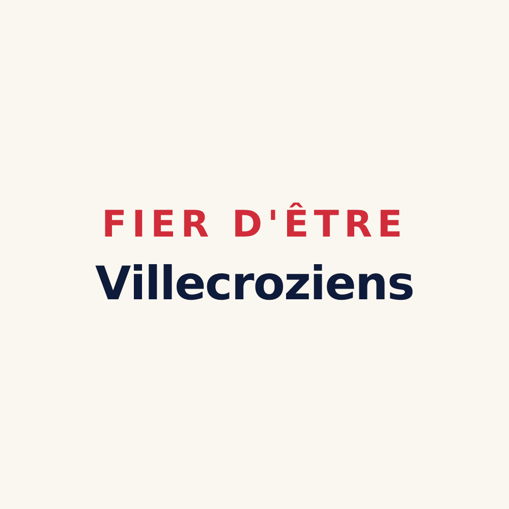 Tasse « Fier d'être Villecroziens » — design pour Villecroze