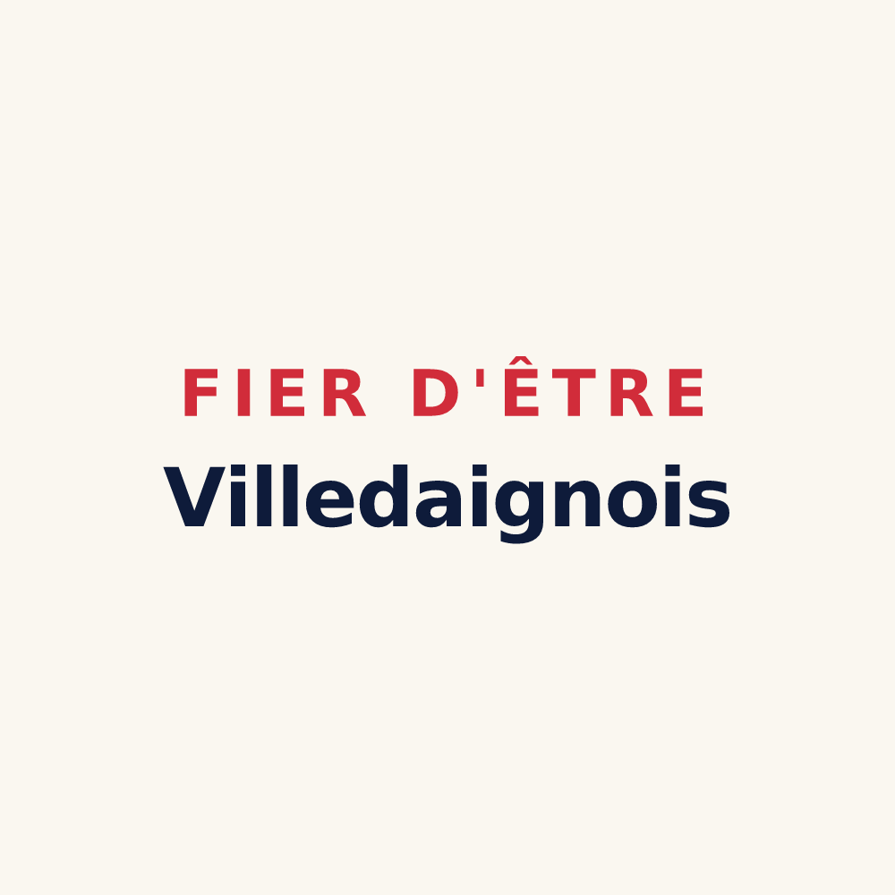 Tasse « Fier d'être Villedaignois » — design pour Villedaigne