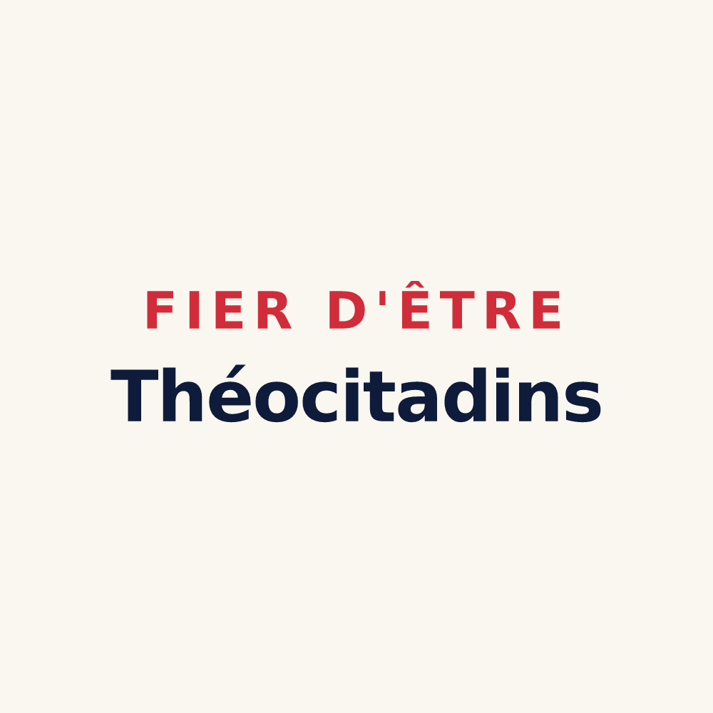 Tasse « Fier d'être Théocitadins » — design pour Villedieu-lès-Bailleul