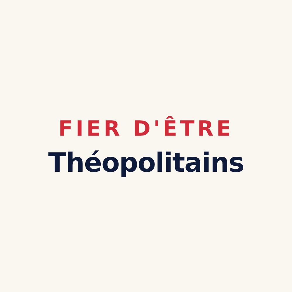 Tasse « Fier d'être Théopolitains » — design pour Villedieu-sur-Indre