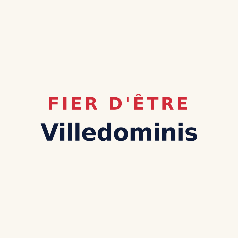 Tasse « Fier d'être Villedominis » — design pour Villedômain