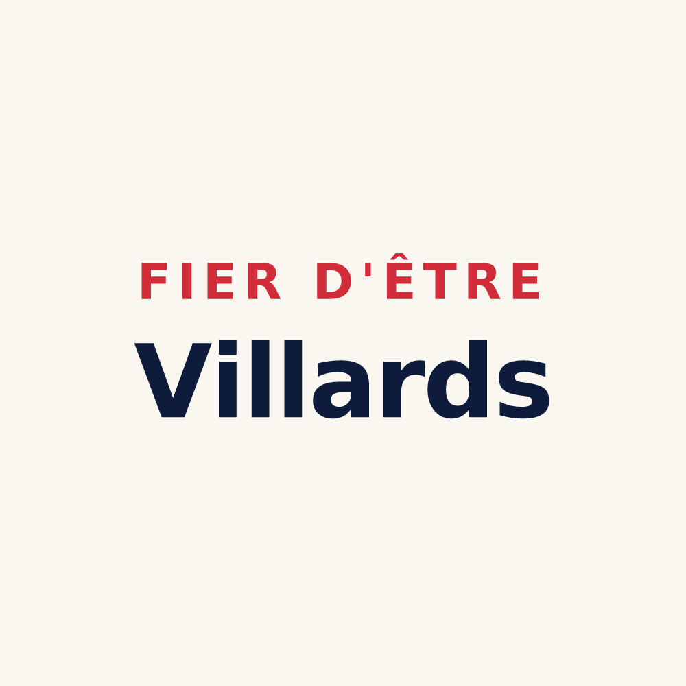 Tasse « Fier d'être Villards » — design pour Villefontaine