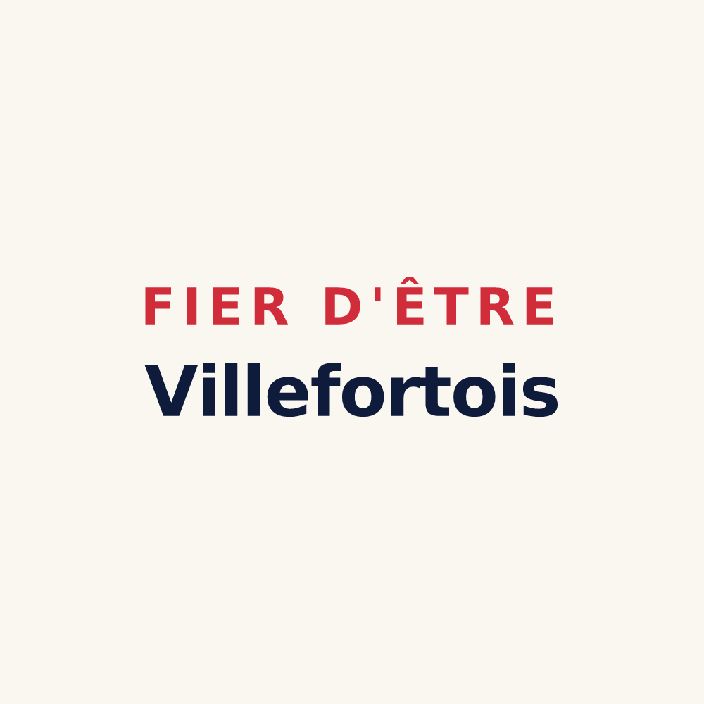 Tasse « Fier d'être Villefortois » — design pour Villefort