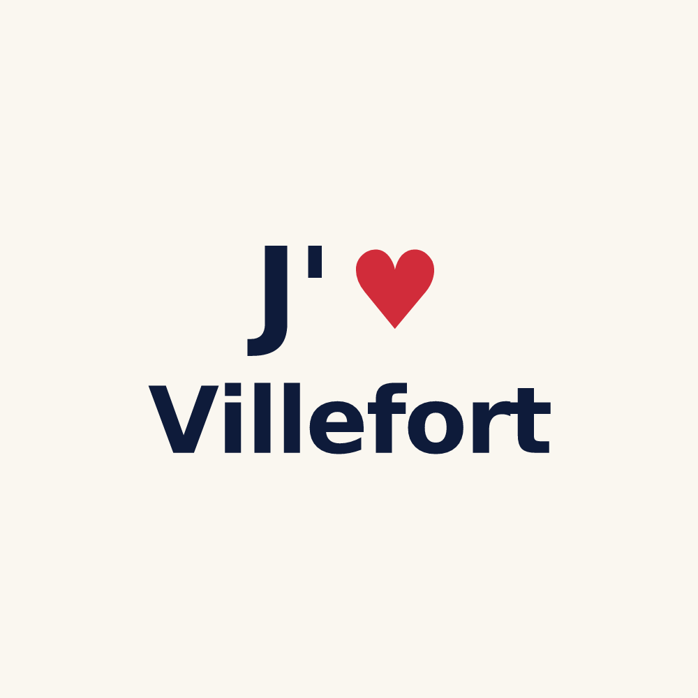 Tasse personnalisée Villefort — design J'aime Villefort