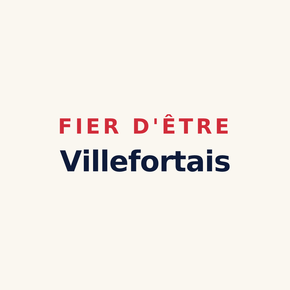 Tasse « Fier d'être Villefortais » — design pour Villefort