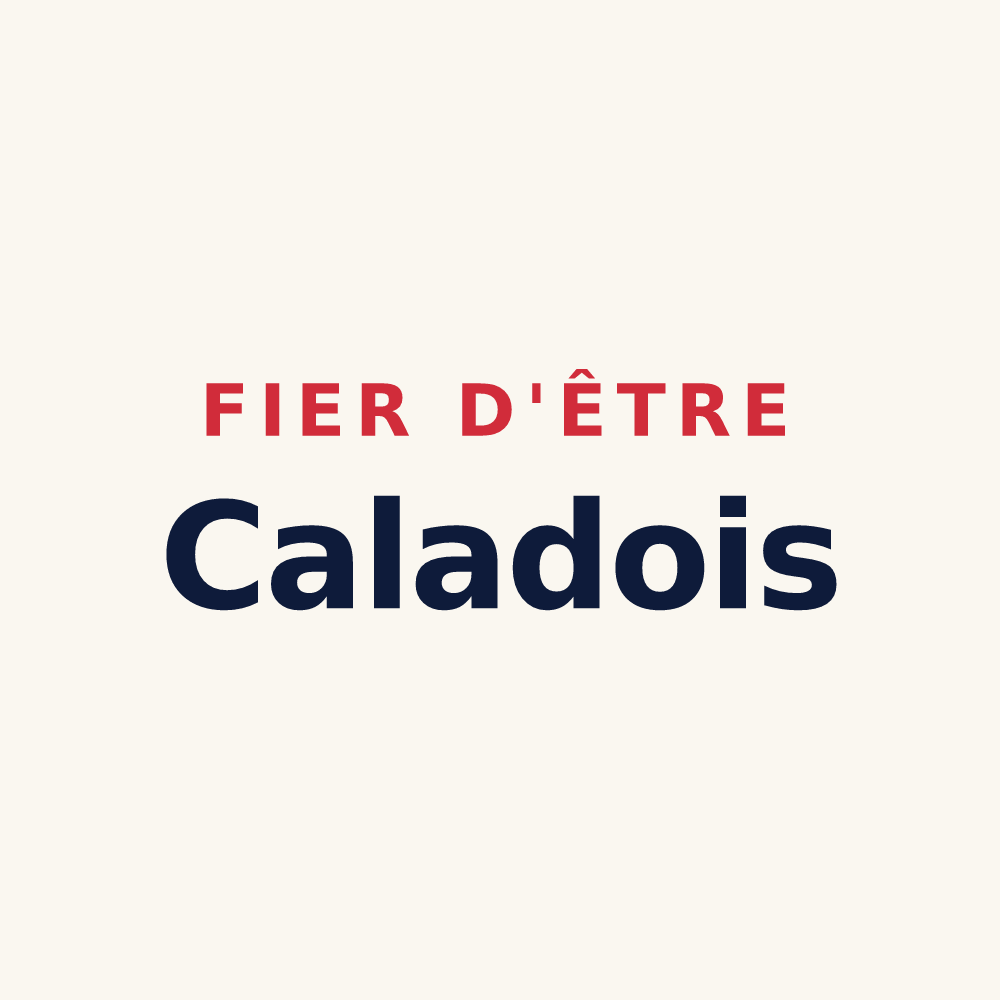 Tasse « Fier d'être Caladois » — design pour Villefranche-sur-Saône