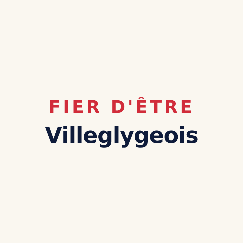Tasse « Fier d'être Villeglygeois » — design pour Villegly