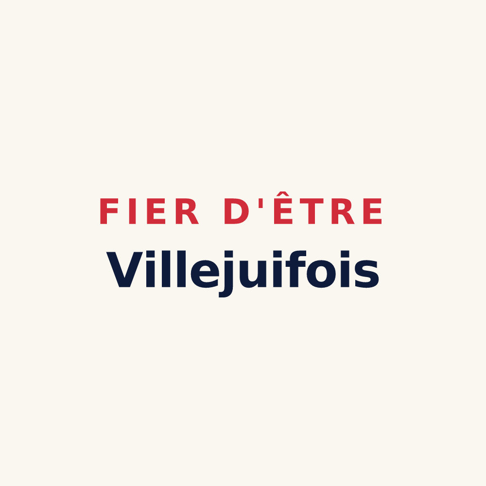 Tasse « Fier d'être Villejuifois » — design pour Villejuif