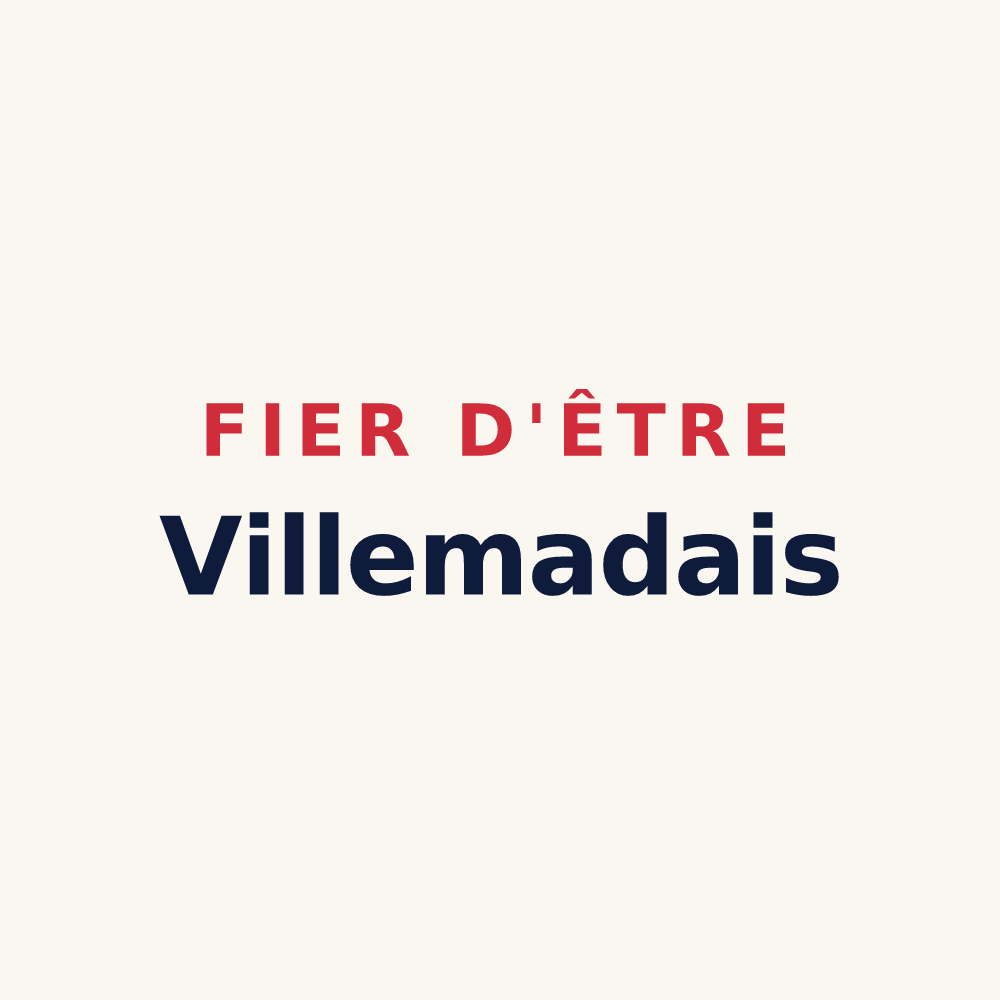 Tasse « Fier d'être Villemadais » — design pour Villemade