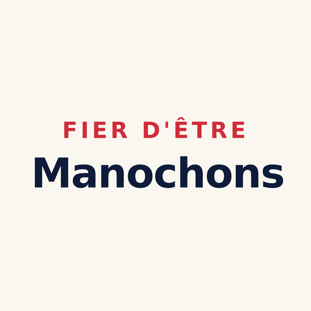Tasse « Fier d'être Manochons » — design pour Villemanoche
