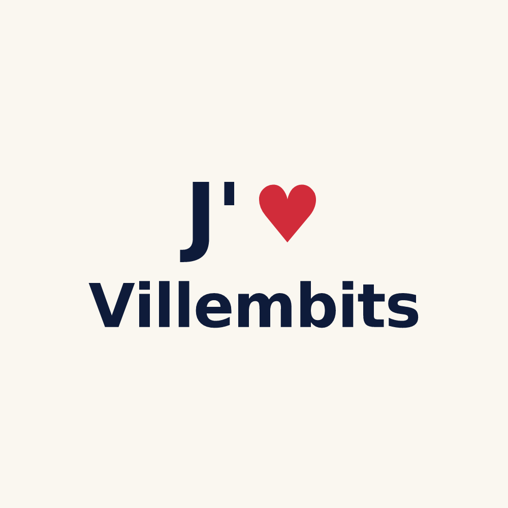 Tasse personnalisée Villembits — design J'aime Villembits