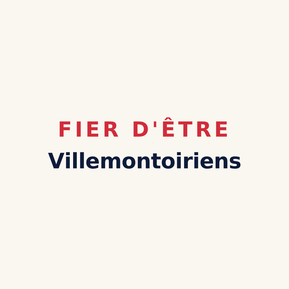 Tasse « Fier d'être Villemontoiriens » — design pour Villemontoire
