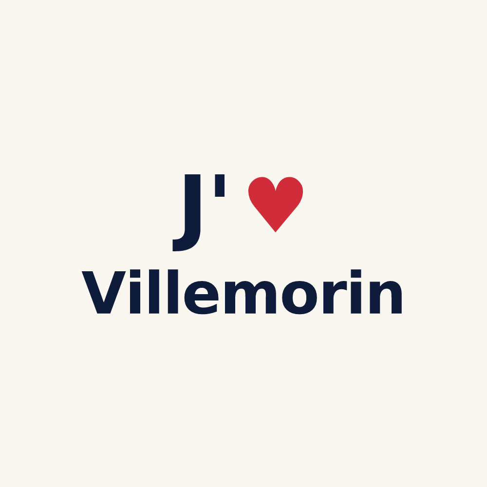 Tasse personnalisée Villemorin — design J'aime Villemorin