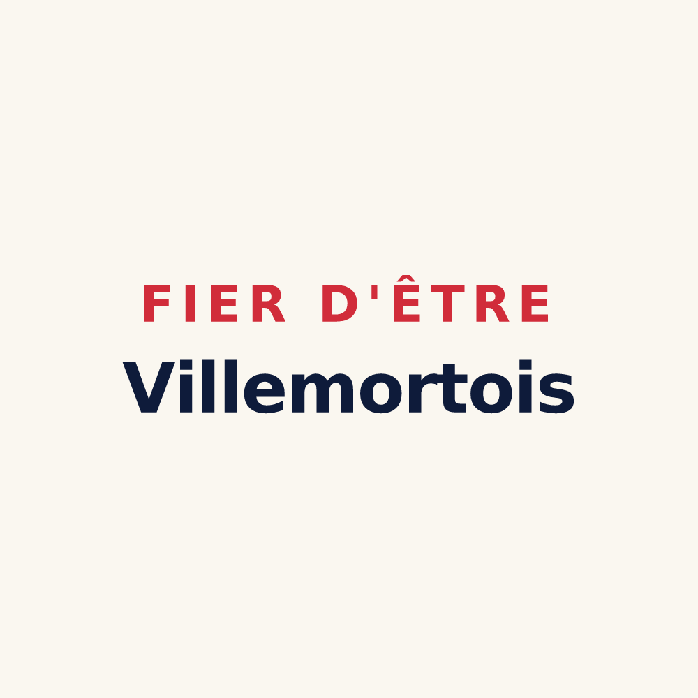 Tasse « Fier d'être Villemortois » — design pour Villemort