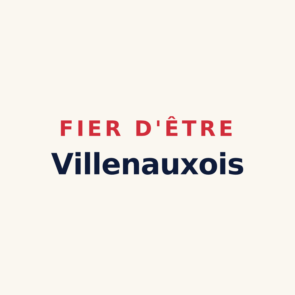 Tasse « Fier d'être Villenauxois » — design pour Villenauxe-la-Petite
