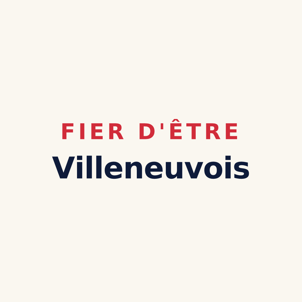Tasse « Fier d'être Villeneuvois » — design pour Villeneuve