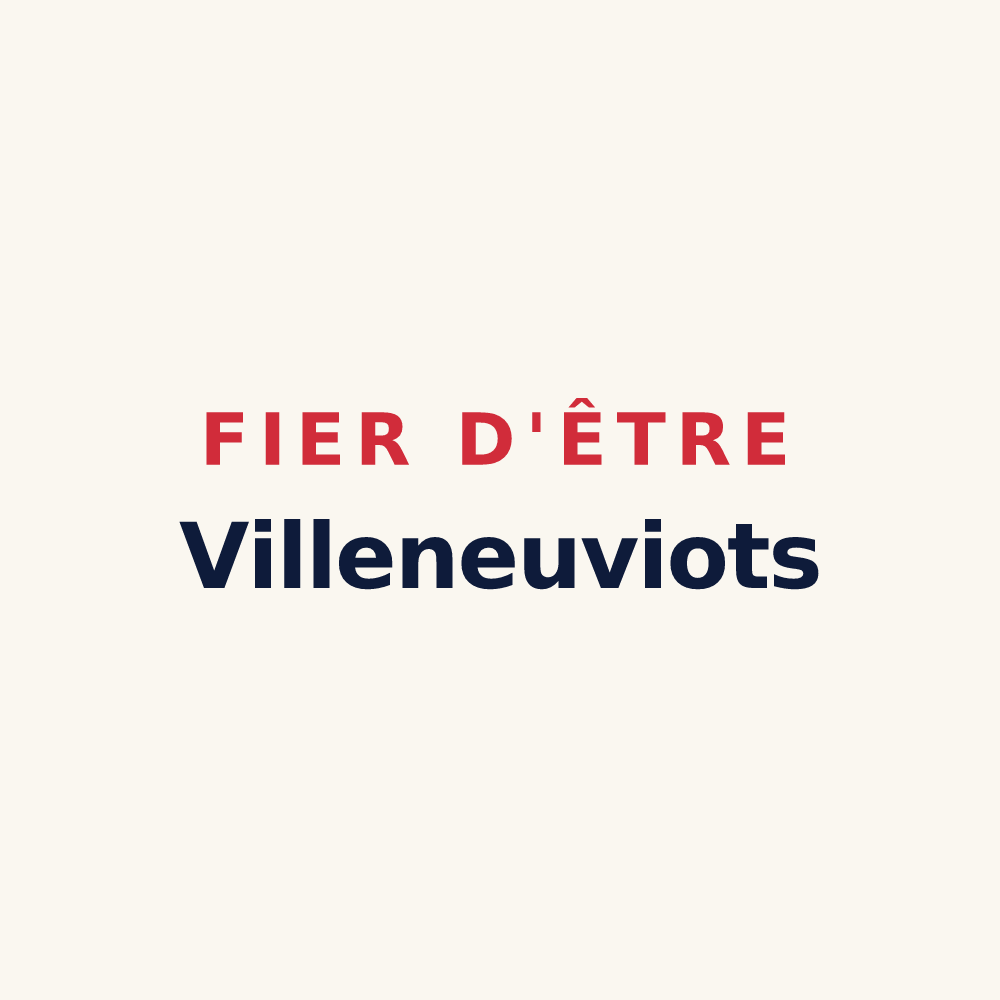 Tasse « Fier d'être Villeneuviots » — design pour Villeneuve-Renneville-Chevigny