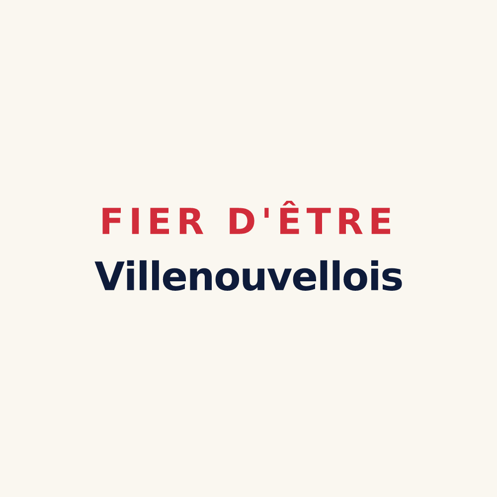 Tasse « Fier d'être Villenouvellois » — design pour Villenouvelle