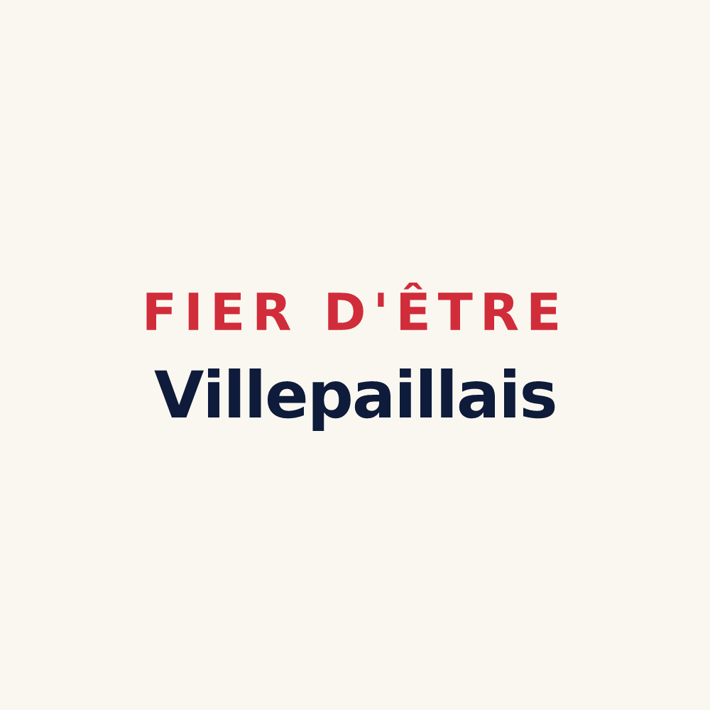 Tasse « Fier d'être Villepaillais » — design pour Villepail
