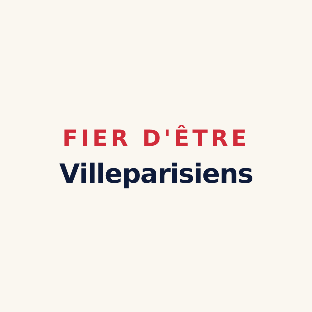Tasse « Fier d'être Villeparisiens » — design pour Villeparisis