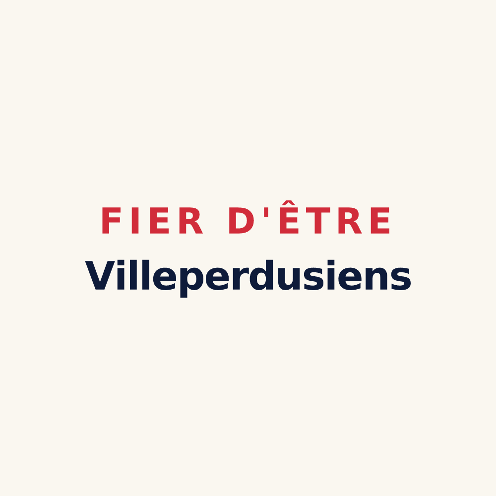 Tasse « Fier d'être Villeperdusiens » — design pour Villeperdue