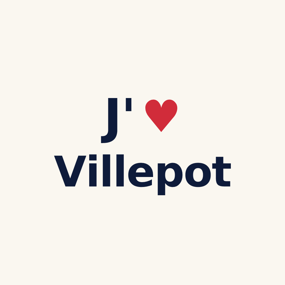 Tasse personnalisée Villepot — design J'aime Villepot