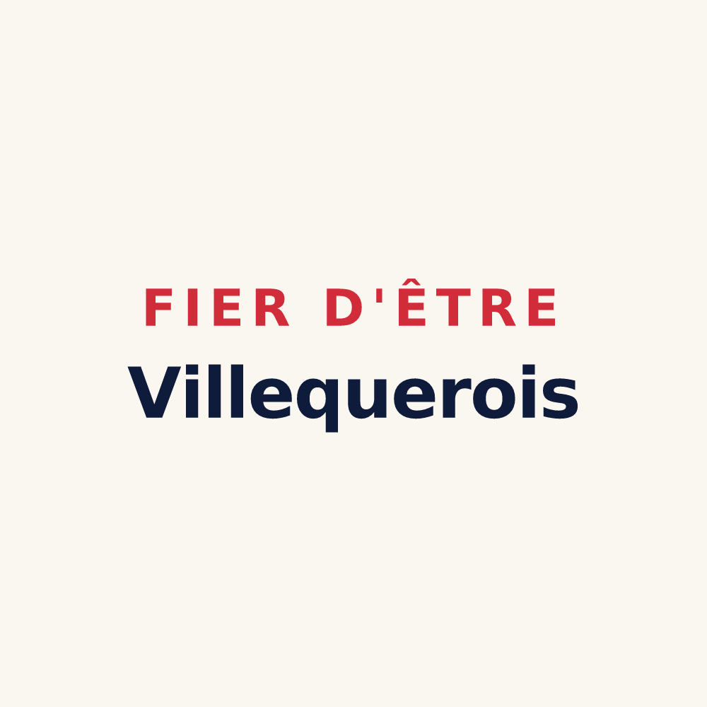 Tasse « Fier d'être Villequerois » — design pour Villequiers