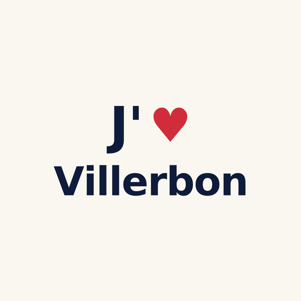 Tasse personnalisée Villerbon — design J'aime Villerbon