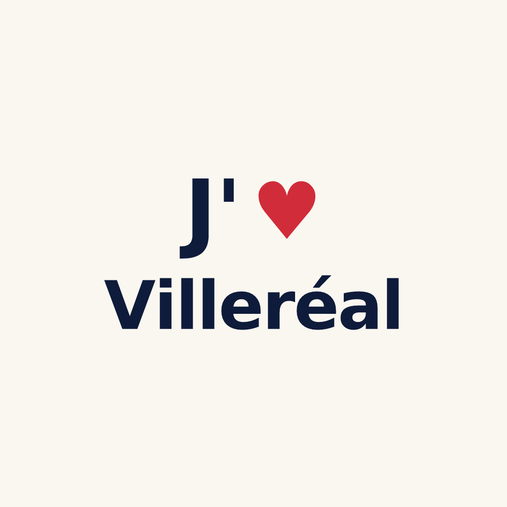 Tasse personnalisée Villeréal — design J'aime Villeréal