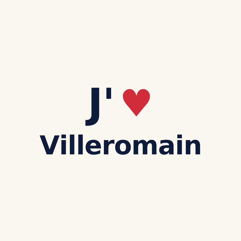 Tasse personnalisée Villeromain — design J'aime Villeromain