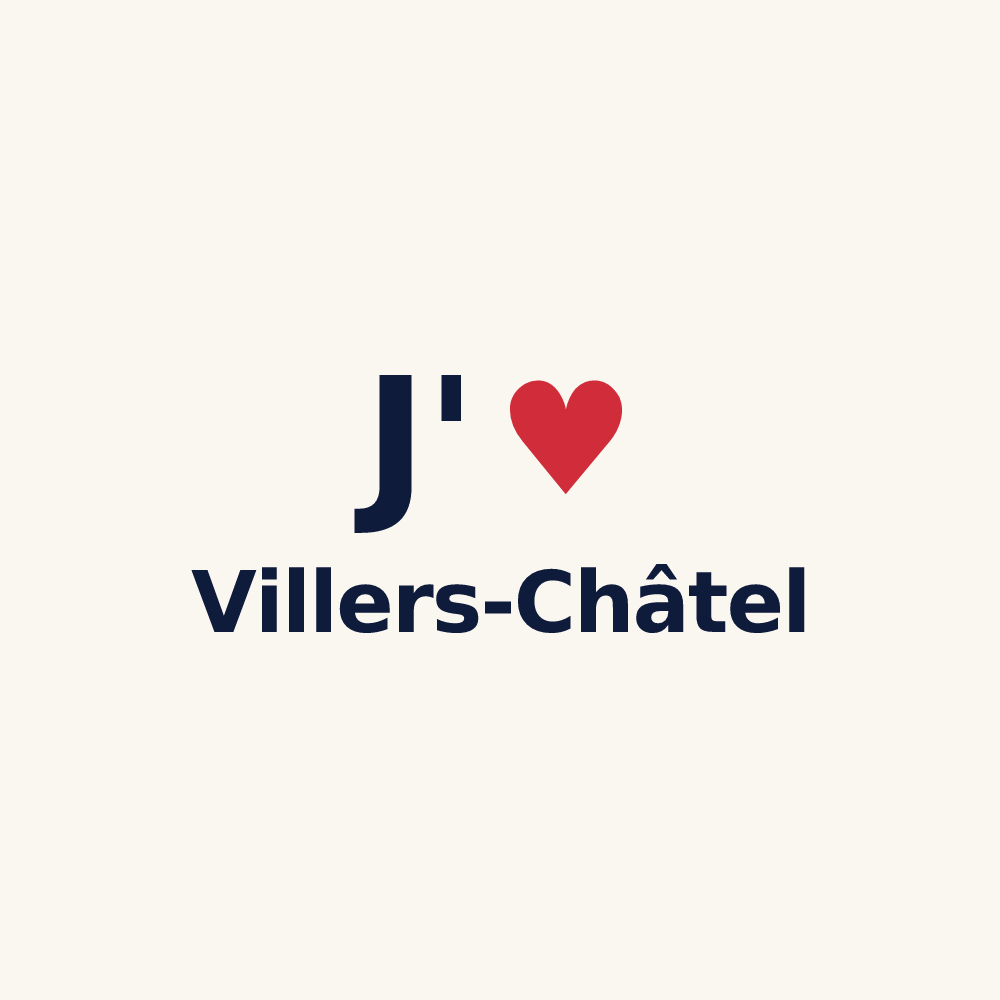 Tasse personnalisée Villers-Châtel — design J'aime Villers-Châtel