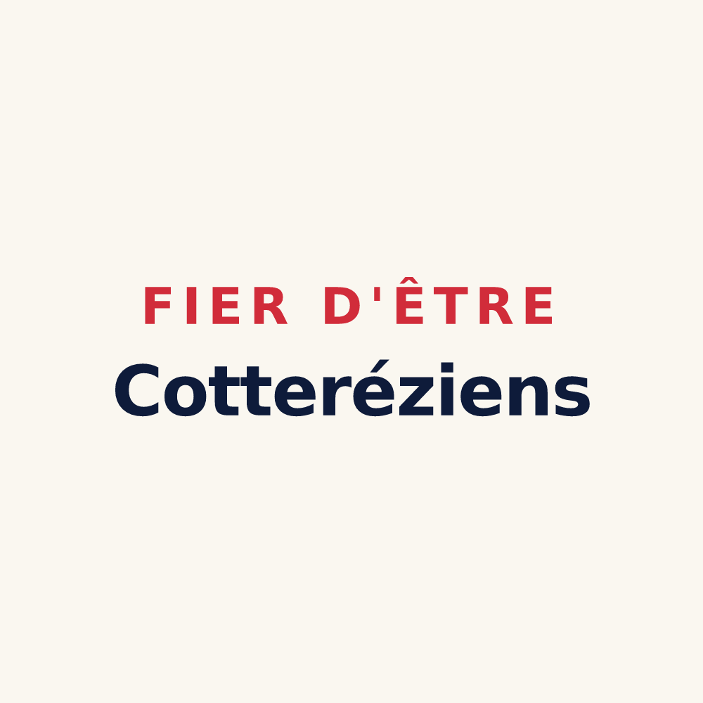 Tasse « Fier d'être Cotteréziens » — design pour Villers-Cotterêts